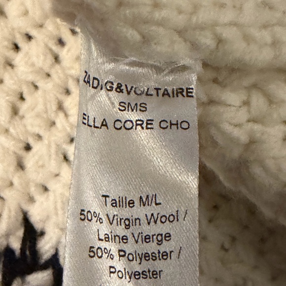 Zadig & Voltaire Ask For Love Open Cardigan Womens Med/large - Picture 11 of 12